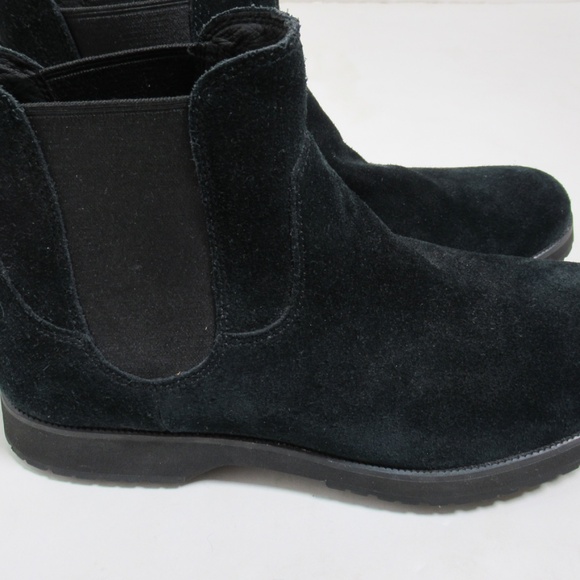 Ugg Men\'s Briscoe Chelsea Boots Suede Leather Black S/N 1016451 Size 11 USA main image 12